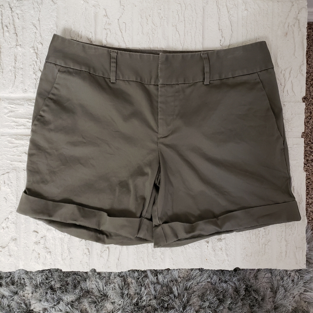 INC Olive Green Shorts 10